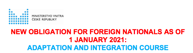 Obligatory adaptation and integration courses for foreigners in the Czech Republic from 1.1.2021