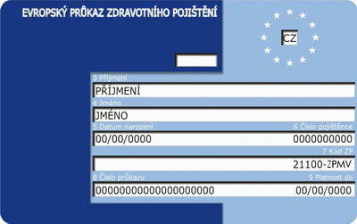 Czech Public Health Insurance Card