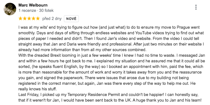 Temporary Residence Certificate review